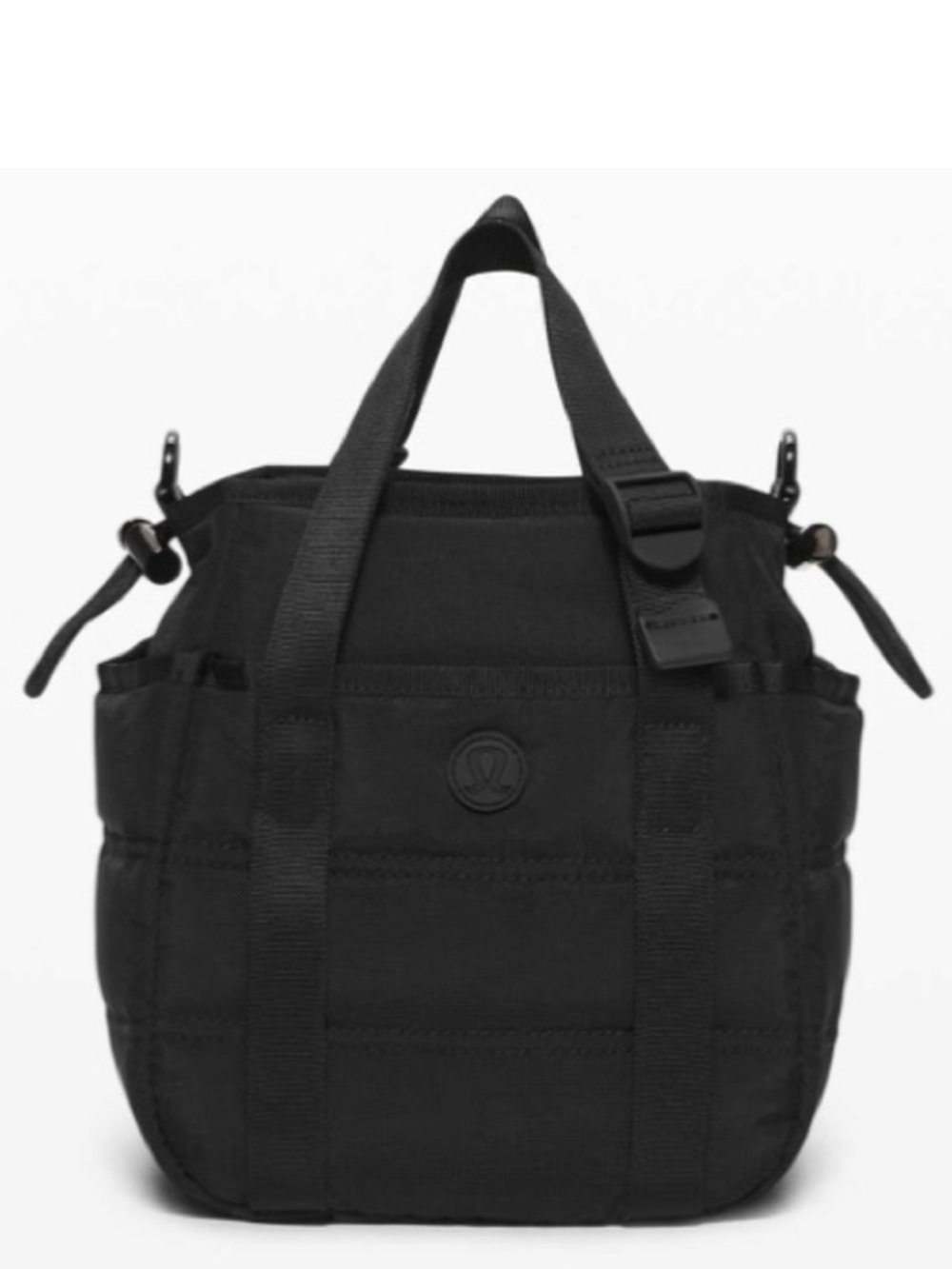 Lululemon Dash All Day Bucket Bag Convertible Waterproof Black NWT
